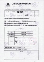 檢測(cè)儀器報(bào)告證書：鋼卷尺長(zhǎng)度堅(jiān)定報(bào)告